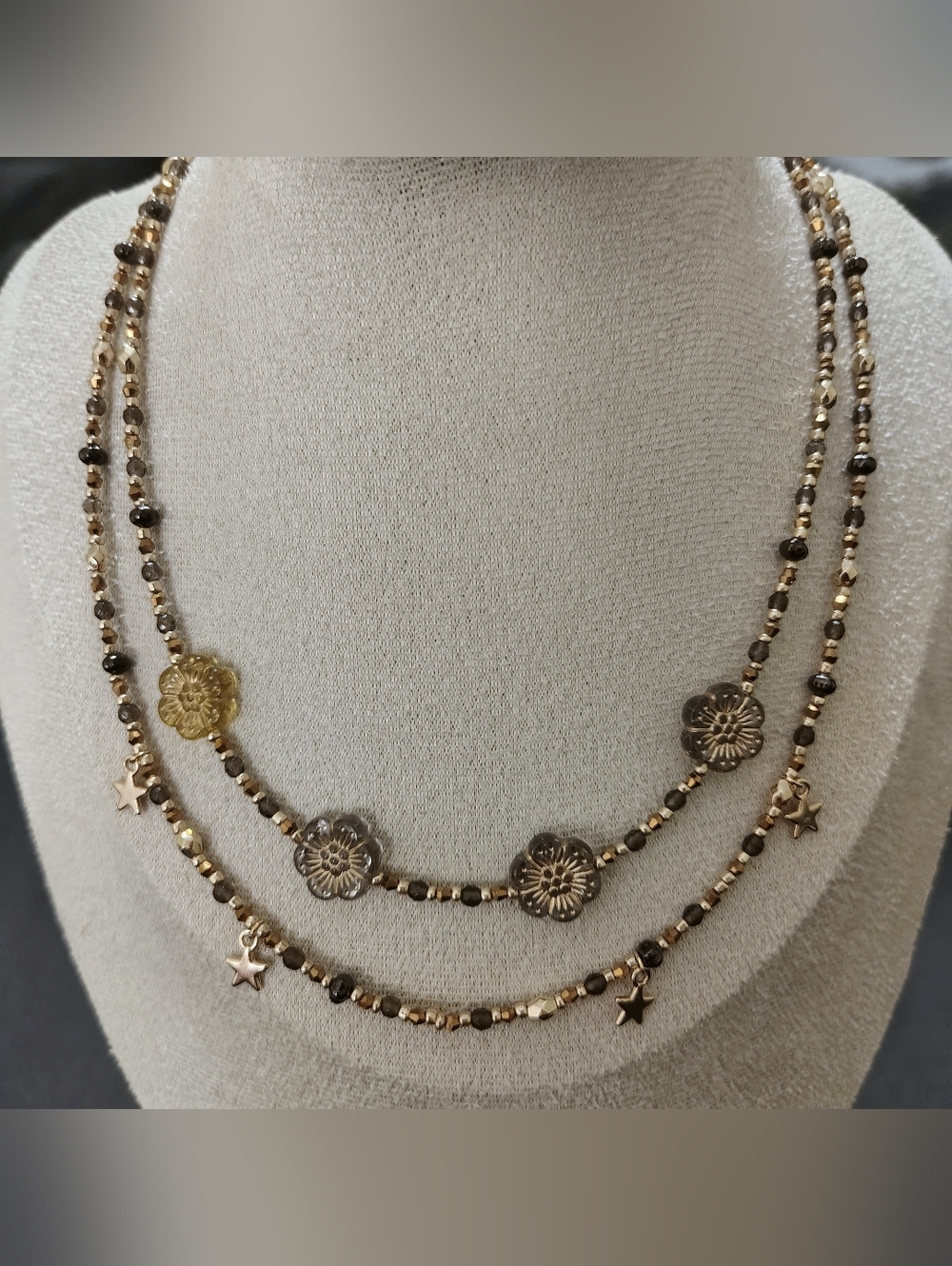 New Made You Look Golden Star Adjustable Necklace